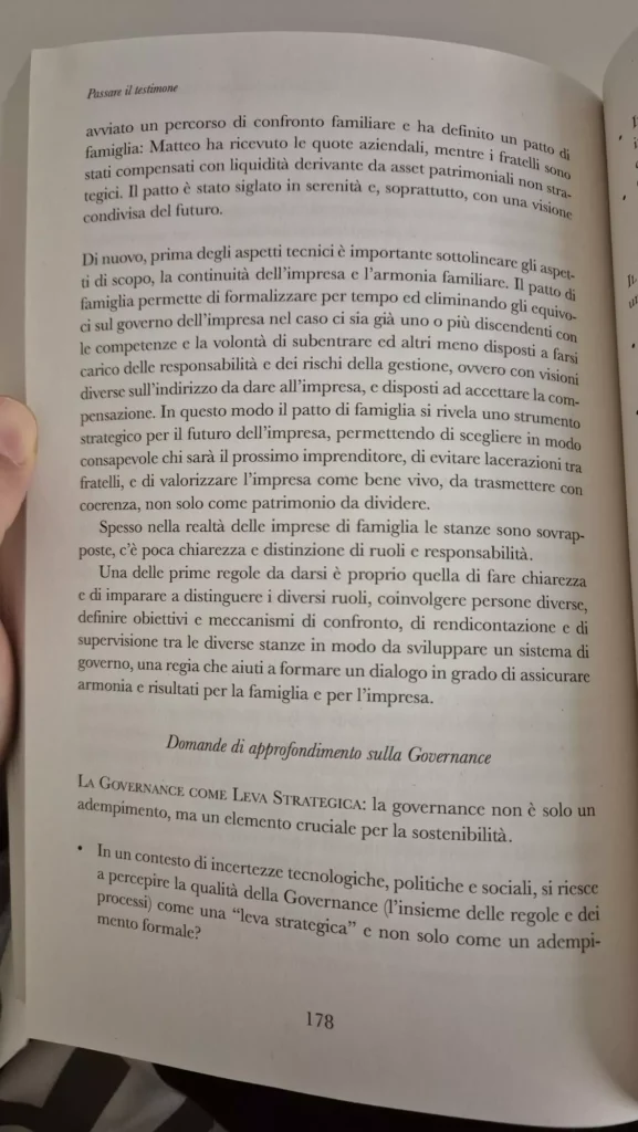 libro Passare il testimone di Luca Marcolin recensione libri di marketing domande di approfondimento